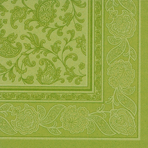 Салфетки Роял оливково-зеленые украшения, 40см, 50л/уп,81746
