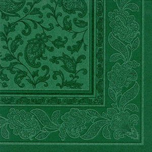 Салфетки Роял темн.зелен.орнамент, 40см, 50л/уп,11666