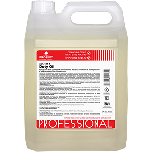 Duty Oil/Дюти Ойл, ср-во (концентрат) для удаления технических масел, смазочных материалов и нефтепродуктов, 5л