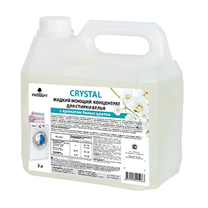 Crystal/Кристал, жидкий моющий концентрат для стирки с цветочным ароматом, 3л