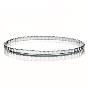 Поднос Патиссэри, д-32см, прозрачное стекло, 10345