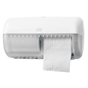 Купить диспенсер для туалетной бумаги в стандартных рулонах, белый, 557000