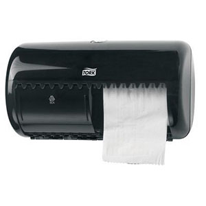 Диспенсер для туалетной бумаги в стандартных рулонах, черный, 557008,Т4