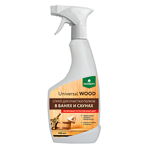 Universal Wood/Универсал Вуд, 0.5л, курок для чистки полков в банях и саунах
