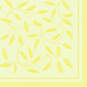 Салфетки Роял Листья желтые, 40см, 50л/уп,11639