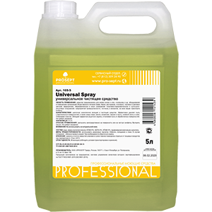 Купить Universal Spray/Универсал Спрей, универсальное средство для чистки твердых поверхностей, 5 л