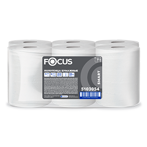 Полотенца бумажные,280м, Focus Smart, 1сл, с центральной подачей 5102995