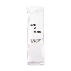 Зубной набор Black&White, зубная щетка + зубная в ТЮБИКЕ 3гр